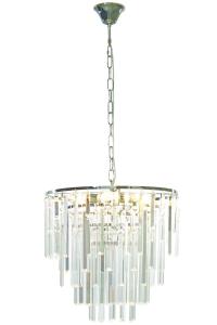 STRATI Taklampa 45cm Krom/Klar