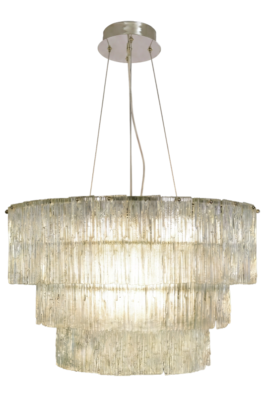 ABELONE Taklampa 55cm Krom/Klar