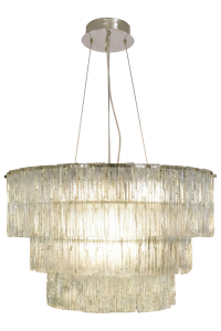 ABELONE Taklampa 55cm Krom/Klar