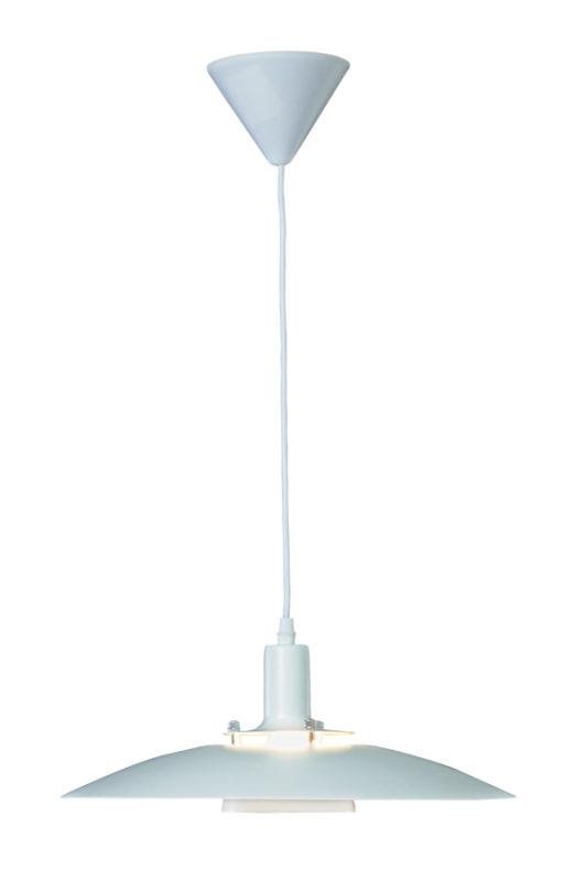 ZORA Taklampa 38cm Vit