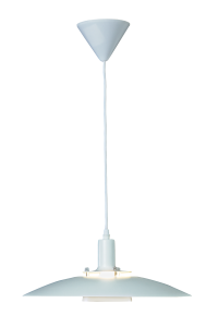 ZORA Taklampa 38cm Vit