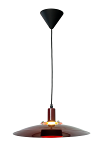 ZORA Taklampa 38cm Burgundy