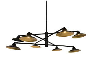 PELAGIA Taklampa 83cm Svart