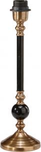 ABBEY Lampfot 40cm Svart/Antikmässing