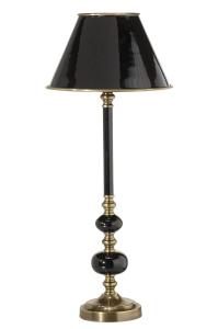 ABBEY Bordslampa m.Metallskärm 57cm Svart/Antikmässing