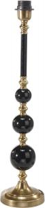 ABBEY Lampfot 60cm Svart/Antikmässing