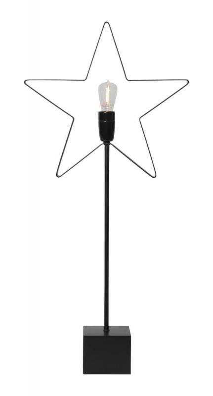 ORBIT Stjärna på fot 70cm Svart