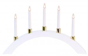 Halla Ljusstake 33cm Vit