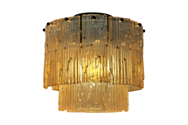 ABELONE Plafond 32cm Svart/Amber