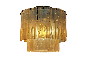 ABELONE Plafond 32cm Svart/Amber