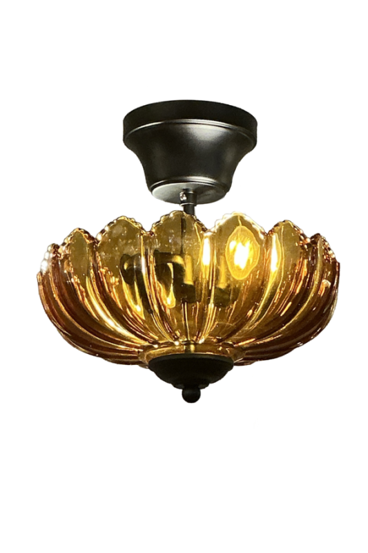 SOFIA Plafond 26cm Svart/Brun
