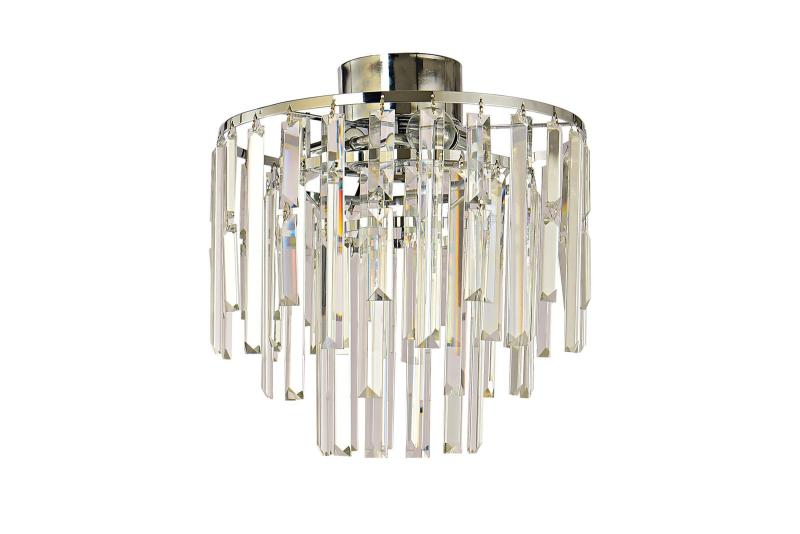 STRATI Plafond 36cm Krom/Klar