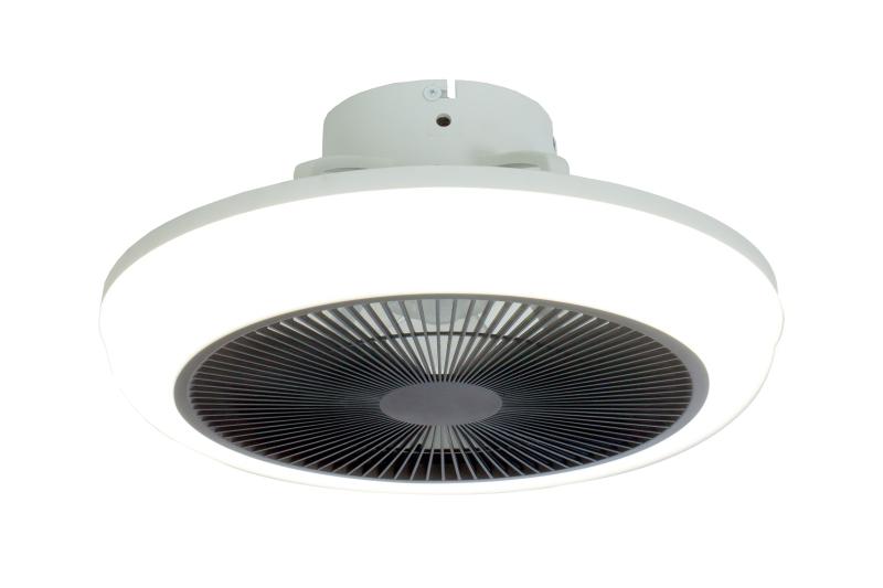 AIR Takfläkt/Lampa 25W LED 45,5cm Vit/Svart