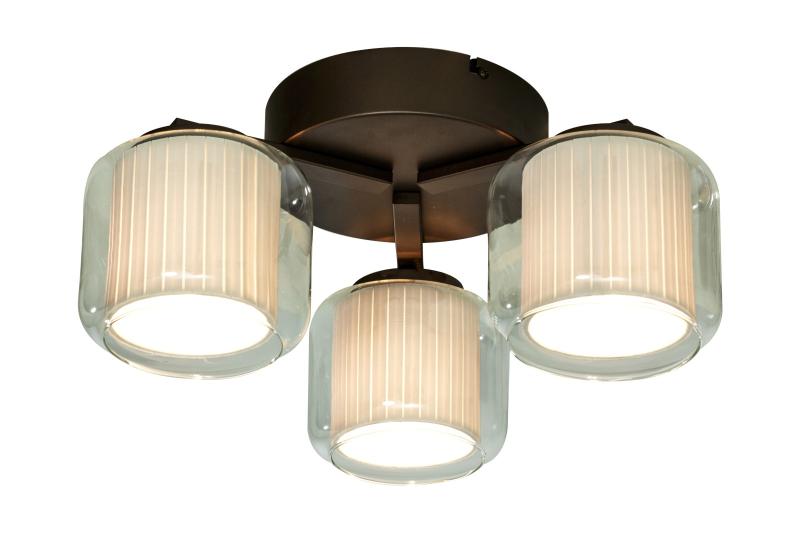 AMSTERDAM Plafond 46cm Brun/Vit