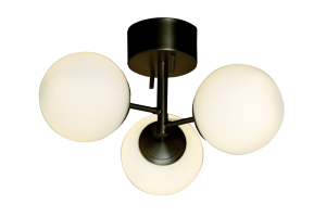 SUZAN Plafond 45cm Svart/Vit