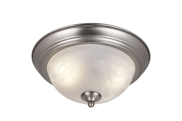 ELVIRA Plafond 33cm Silvergrå/Alabaster