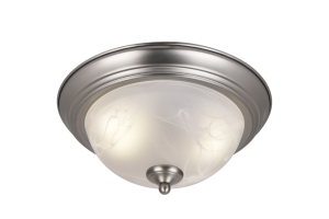ELVIRA Plafond 33cm Silvergrå/Alabaster