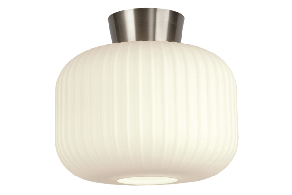 VANJA Plafond 28cm Vit/Stål
