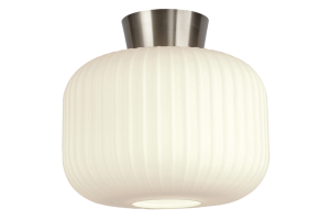 VANJA Plafond 28cm Vit/Stål