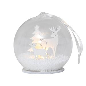 FAUNA Bordsdekoration Lazercut 9cm Vit