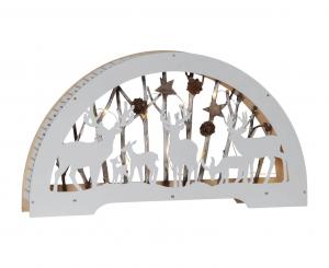 FAUNA Bordsdekoration Lazercut 25cm 10LED Vit