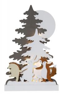 FOREST FRIENDS Batteridekoration Jul 44cm