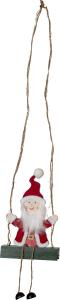 SANTA Inomhusdekoration Batteri 50cm Röd