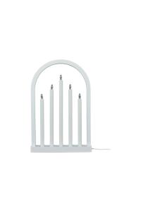 OSLO Träljusstake 48,5cm Vit