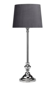 ANDREA Bordslampa m.Skärm 55cm Krom/Grå