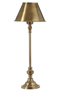 ANDREA Bordslampa m.Metallskärm 55cm Antikmässing