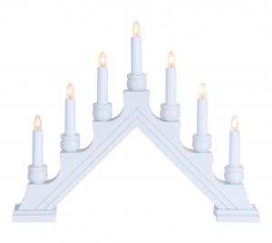 KARIN Träljusstake 42cm Vit