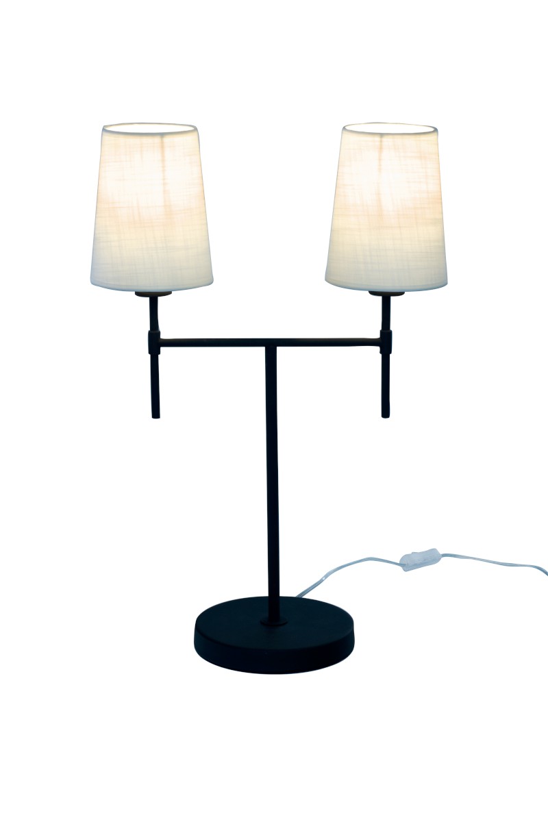 VERBIER Bordslampa 57,5cm Svart/Vit