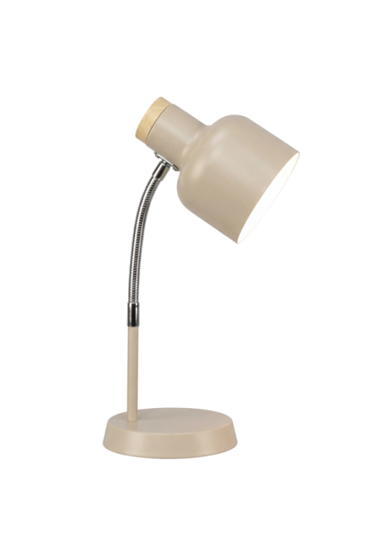 HUGO Bordslampa 34cm Beige/Trä