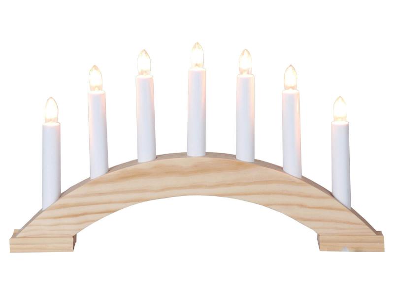 BEA Träljusstake 39cm Natur