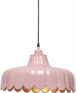 WELLS Taklampa 45cm Rosa/Guld