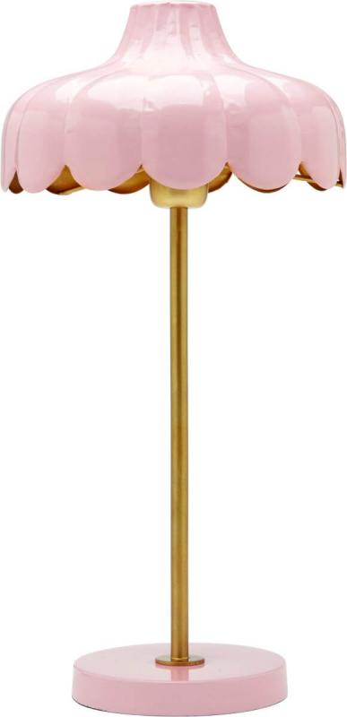 WELLS Bordslampa 50cm Rosa/Guld