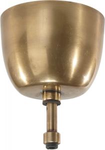 TAKKOPP 9,5cm Antikmässing