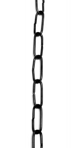 KEDJA med krok 100cm Svart