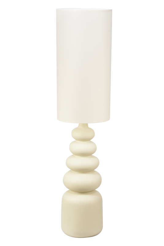 APILAR Golvlampa 133cm Naturvit