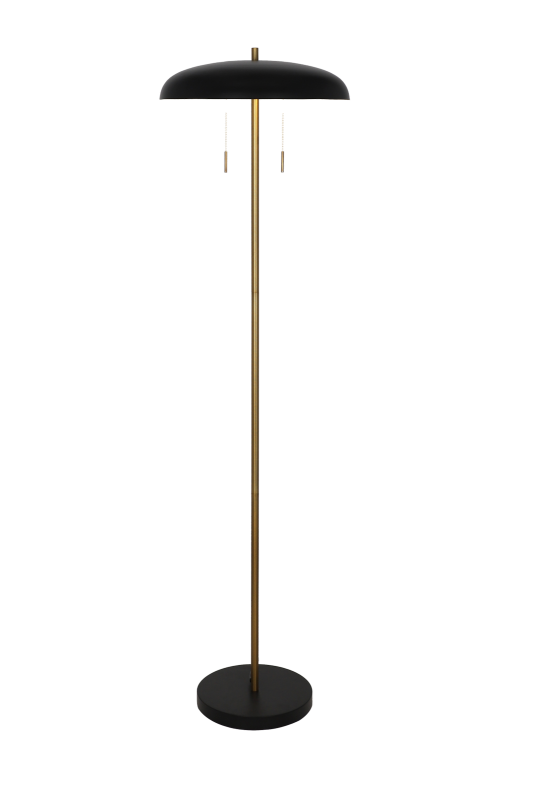 GENT Golvlampa 158cm Svart/Antik