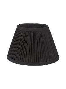 STELLA Lampskärm 25/13cm Rynkad Siden Svart