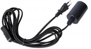 E27 Sladdställ Stil 3,5m Svart