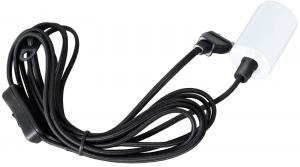 E27 Sladdställ Stil 3,5m Vit/Svart