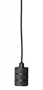 E27 Sladdställ Lens Textil 3,5m Grafit