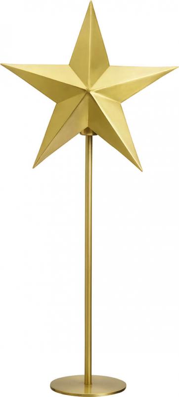 NORDIC STAR Stjärna på fot 63cm Pale Gold