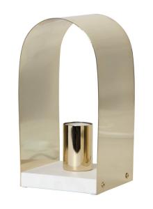 NOBEL Lampfot E27 24cm Mässing