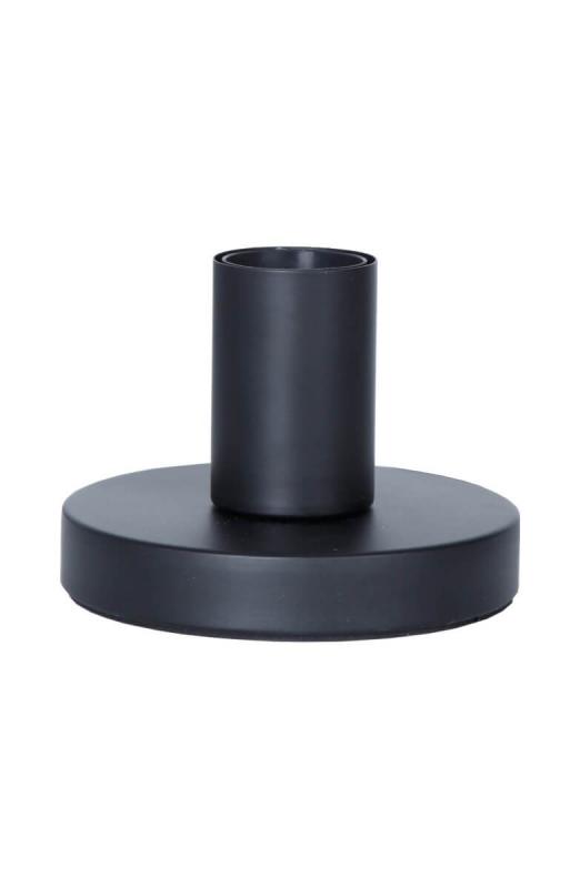 GLANS Lampfot E27 8,5cm Svart