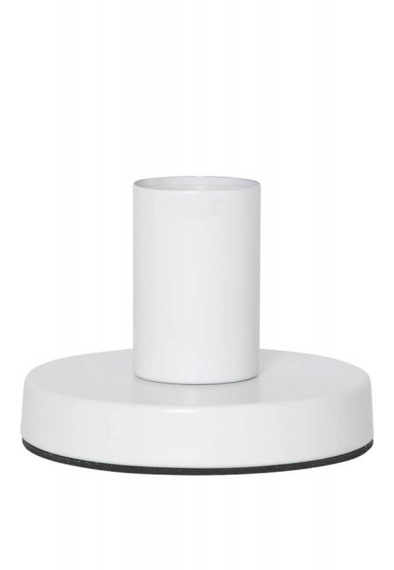 GLANS Lampfot E27 8,5cm Vit