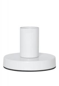 GLANS Lampfot E27 8,5cm Vit