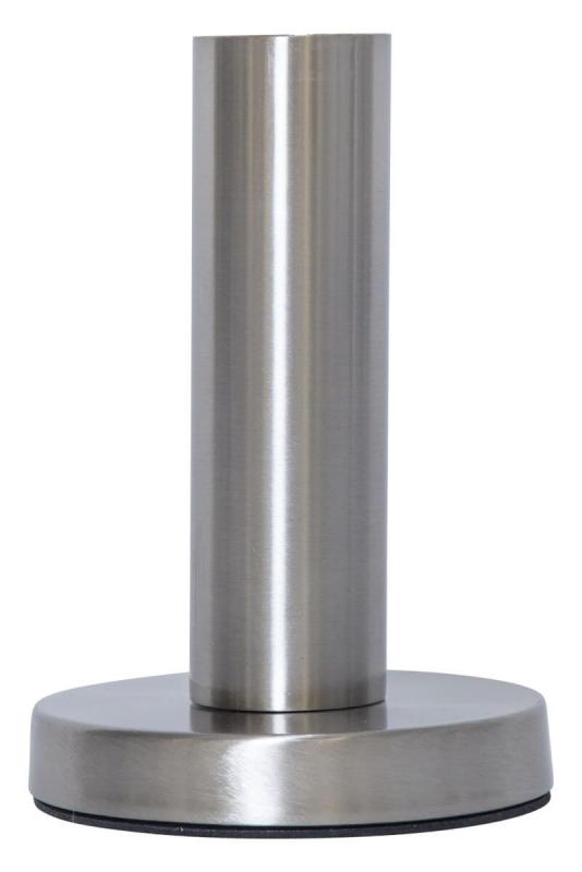 GLANS Lampfot E27 17cm Borstad stål